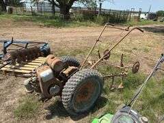 Walk Behind Garden Tiller with Attachment