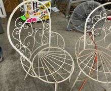 Metal Outdoor Patio Set - Table and Four Chairs