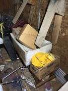 CONTENTS ONLY OF TRAILER-Assorted Household Items, Refrigerator, File Cabinets, and More