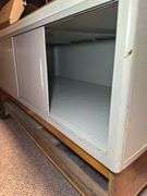Rolling Cabinet with Sliding Doors