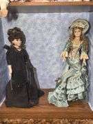 Two Collectible Porcelain Dolls