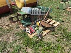 Assorted Tractor Parts - Hood, Grill, and More