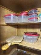 Plastic Food Storage Container Collection with Cutting Boards