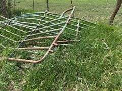 Damaged livestock gates
