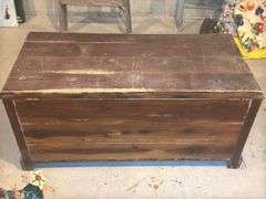 Wooden Cedar Lined Trunk