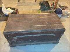 Wooden Cedar Lined Trunk