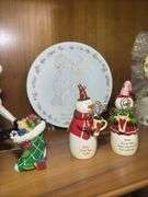 Selection of Glassware, Figurines, Dolls, and Ornaments