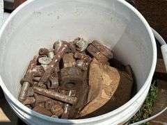 Assorted Metal Farm Parts and Components
