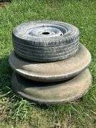 Assorted Tires and Steel Wheel