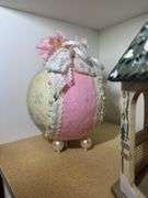 Two Decorative Figurine Balls and House