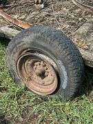 Farm Utility Trailer with Metal Wheels