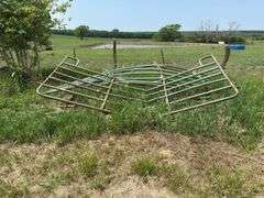 Damaged livestock gates