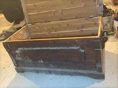 Wooden Cedar Lined Trunk