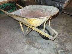 Yellow Construction Wheelbarrow