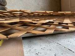 Lot of Three Plastic Diamond Lattice Panels