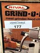 Rival Grind-O-Mat Meat Grinder/Food Chopper Lot