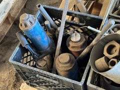 Assorted Bolts, Nuts, Jacks and Metal Parts