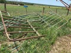 Damaged livestock gates