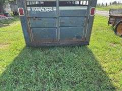 TravAlong Livestock Trailer, 1991 Gooseneck, 20ft x 82in