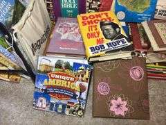 Books, Doll, and Miniature Rocking Chair