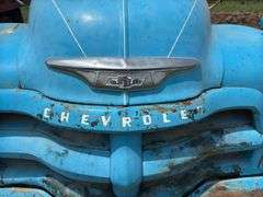 54-55 Chevrolet 6400 Series Truck with Red Bed, NO TITLE
