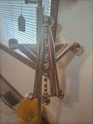 Floor Lamp with Yarn Art and Tulip Basket