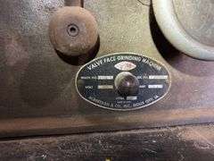 Sioux Valve Face Grinding Machine by Albertson & Co.