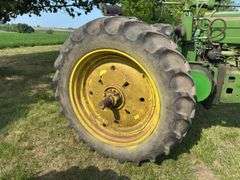 John Deere A with Power steering. 1951