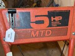 MTD 5 HP Rear Tine Garden Tiller