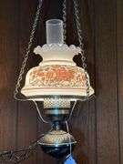 Hanging Floral Patterned Ceiling Light Fixture