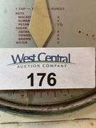 White Kitchen Scale with Formula Conversions