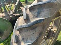John Deere Unstyled A with Buzz Saw attachment, 1938