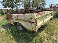 Ford Pickup Bed Trailer with T post/Scrap Metal