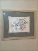 Framed Birdhouse Prints, Angel, and Other Wall Decor