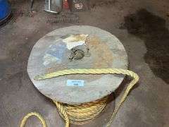 Large Spool of Yellow Film Rope