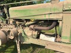 John Deere Unstyled A with Buzz Saw attachment, 1938