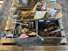 Assorted Tool and Equipment Lot - Motors, Hand Tools, and More