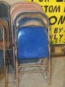 Collection of Folding Chairs and table