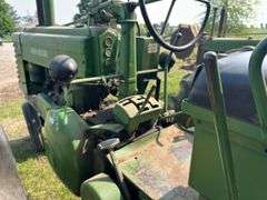 John Deere A with Power steering. 1951