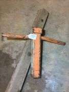 Post driver and fence stretcher