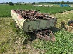 Ford Pickup Bed Trailer with T post/Scrap Metal