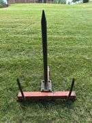 Worksaver Hay Bale Spear Attachment, 3pt