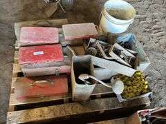 Assorted Tool Boxes and Hardware
