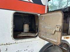 White Freightliner Cabover Tractor Truck