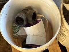 Assorted Hardware, PVC Pipes, and Tools