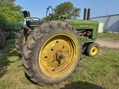John Deere A with Power steering. 1951