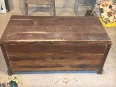 Wooden Cedar Lined Trunk