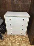 White Four-Drawer Dresser