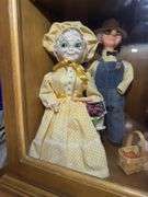 Collectible Holiday & Country Character Dolls and Miniature Christmas Display
