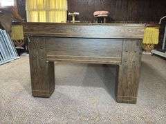 Slate Billiards Table with Accessories